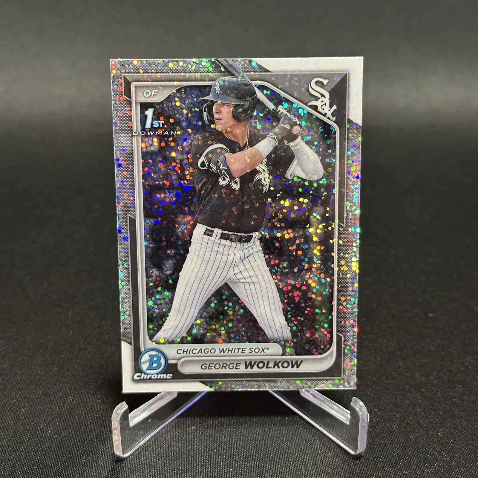 George Wolkow /299 Speckle Refractor 2024 Bowman Chrome #BCP-144 White Sox