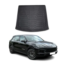 OMAC Cargo Mats Liner for Porsche Cayenne 2019-2026 Black All-Weather TPE