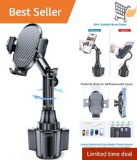 Universal Car Cup Phone Holder Rotatable  Adjustable for Smartphones