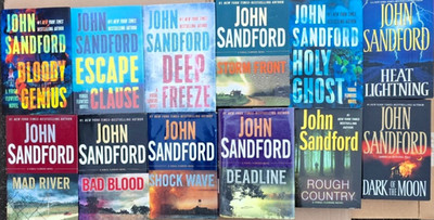 Lot 12 John Sandford Hardcover HC Almost Complete Virgil Flowers Series #1-12