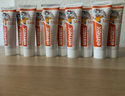 Elmex Kinderzahnpasta Vorratspack 5 Doppel Packungen 2 - 6 Jahre - 10 Tuben