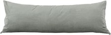 Grey Body Pillow Cover Ultra Soft Body Pillow Pillowcase 20 X 54 Inches with