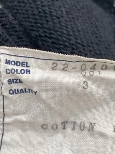 sacai felpa con cappuccio 3 cotone BLK 22 0401S