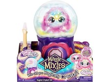 Magic Mixies Magical Misting Crystal Ball w/Interactive 8in Pink Plush Toy, Wand