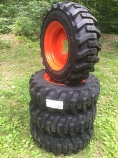 4-hd 10-16.5 Galaxy Skid Steer Tiresrimsrims For Bobcat -10 Ply-10x16.5
