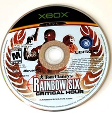 DISC ONLY- TOM CLANCY'S RAINBOW SIX: CRITICAL HOUR ORIGINAL MICROSOFT XBOX