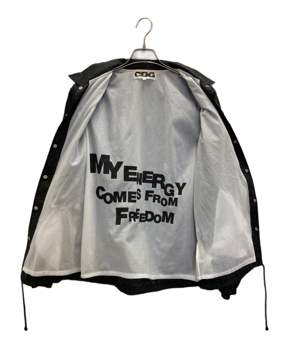 CDG Bag logo coach jacket Size: S Black Men SZ-J004 | eBay