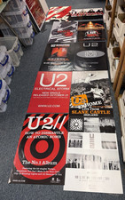 10 RARE VINTAGE 77x51cm BILLBOARD/RECORD STORE POSTERS - U2 -  SOME DOUBLE SIDED