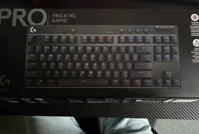 Logitech PRO X TKL RAPID RGB Tenkeyless Gaming Keyboard, Detachable 6ft Cable