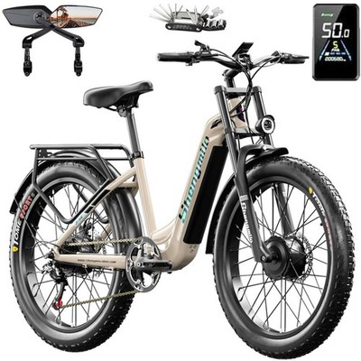 2000W Elektrofahrrad 26 Zoll E-Bike 48V 17.5AH Dual Motor E Mountainbike E-Bike