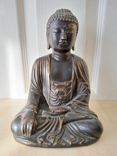 Antique/Vintage Heavy Japanese Bronze Buddha 20 Cm High