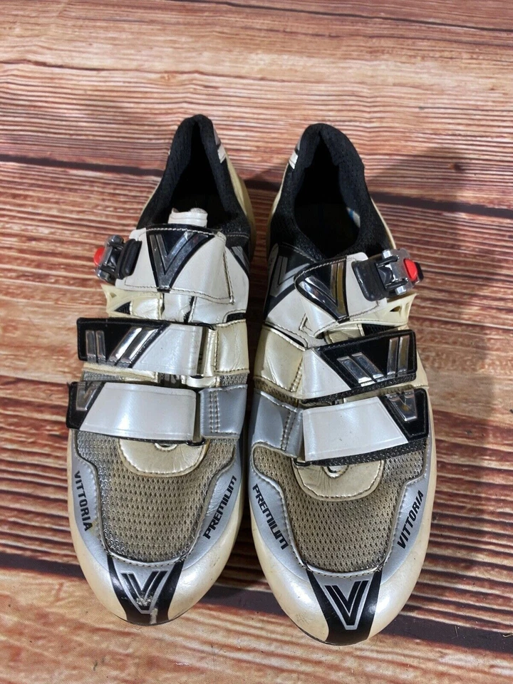 VITTORIA Carbono Premium Zapatos de Ciclismo de Carretera Talla EU46 US11 Mondo 285 cs793 Foto 3 de 4