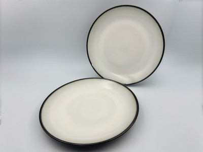 4x Sango Nova schwarz Speiseteller 28 cm (4932)