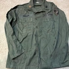 Vintage Vietnam Era U.S. Military Army OG-107 Type 1 Green Cotton Shirt Size M