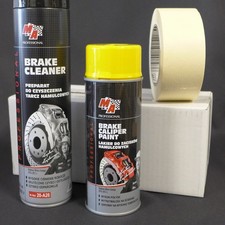 MA Bremssattellack Set 3tlg. Bremslack GELB hitzefest 400ml +Bremsenreiniger ...