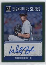 2018 Panini Donruss Signature Series Green 2/5 Walker Buehler #SS-WB Auto uk2