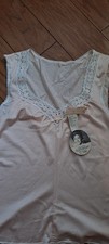 Olga Vtg Camisole V Neck Stretch Lace M 926 Pink Cozy Wear Nwt