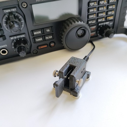 2X(CW Morse Code Przenośne pojedyncze wiosło Automatyczny klucz Kod Morse'a Strong5553 - Zdjęcie 4 z 9