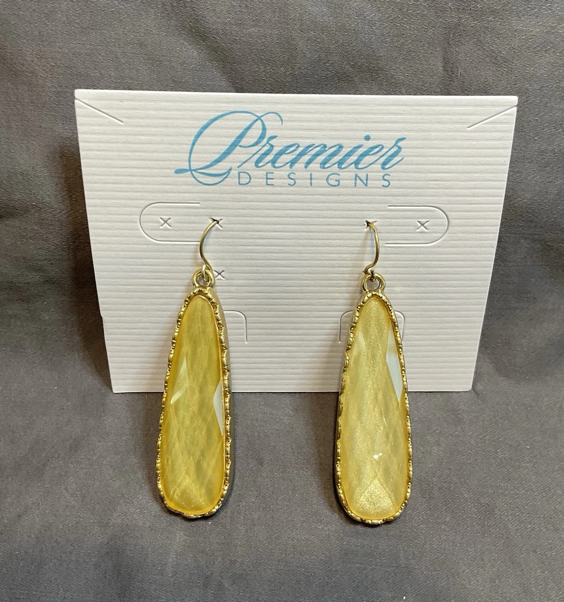 Orecchini A Goccia Premier Designs - Vintage Regalo Donna, Argento Antico Con Cristalli