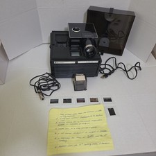 Bell  Howell Slide Cube Projector 981Q Exc. Condition TESTED  Slides From 70s