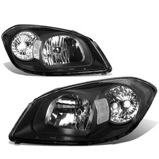 Dna Motoring Hl-Oh-Cc05-Bk-Cl1 Pair Of Black Housing Clear Corner Headlights