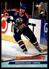 1992-93 Ultra ! Luke Richardson Edmonton Oilers #297