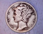 1929-S  MERCURY DIME **223-6H