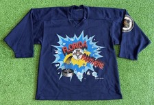 Vintage Florida Panthers Hockey Jersey 1993 Size Small Authentic Blue NHL Retro