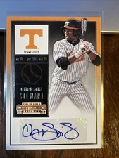 Christin Stewart 2015 Panini Contenders College Ticket Auto RC #35 Tennessee