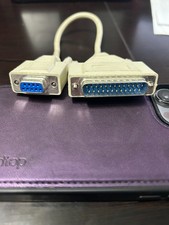 DB9 Female to DB25 Male RS232 Serial Adapter Converter Cable 9 Pin 25 Pin PC 12"