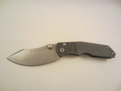 KINGDOM ARMORY KNIVES SAMARITAN MADE IN USA Ti TITAN CUSTOM FOLDER KNIFE MESSER