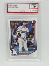 Bowman 2025 Shohei Ohtani #17 Los Angeles Dodgers ICONIC PRISTINE 10 Baseball