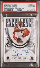 2021 PANINI FLAWLESS EXCELLENCE SIGNATURES DWYANE WADE PSA 10 POP 1 🔥🔥