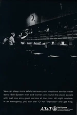Magazine Ad - 1966 - AT&T / Bell System - Switchboard