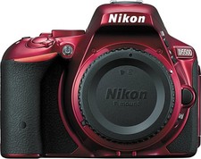 Open Box Nikon D5500 Digital SLR Camera - Red Body Only 125