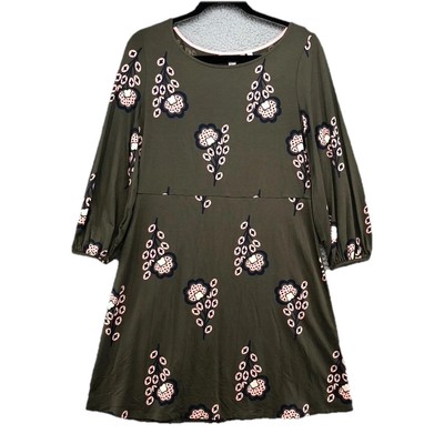 green emerald velvet dress Boden Women's Marcia Jersey Shirt Dress in Green