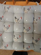 Sophie Allport Grey Chicken  Seat Pad x 1