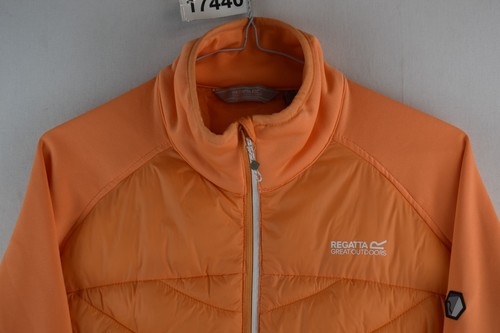 Regatta Womans Orange Padded Zip UP Softshell Jacket Size 16 Outdoors - Picture 2 of 13