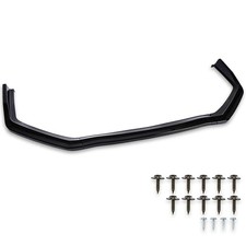 Front Bumper Body Lip Splitter Compatible WRX STi 2015-2020 Painted Black 3Pcs