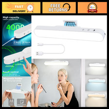 LED Makeup Mirror Lights 2PCS - Battery Operated, Magnetic, 3 Color Temperatures