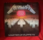 METALLICA Master Of Puppets 1986 White Label Promo Vinyl. Ultrasonically Cleaned
