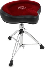 Roc-N-Soc 2025 Manual Spindle Drum Throne with Original Saddle - Red, New,