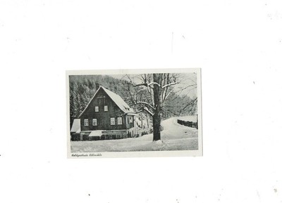AK Waldgasthaus Höllmühle/Penig im Winter nicht gel. ca.1940