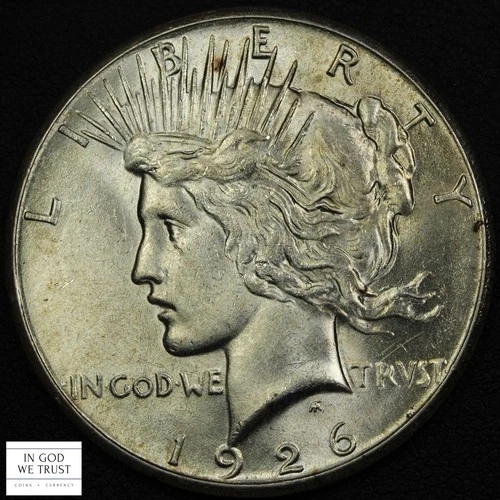 1926 Peace Silver Dollar $1 (MS BU Brilliant UNC)
