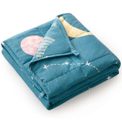 Mr. Sandman Weighted Blanket 7 Lbs Twin/Full-Size Bed Best For 50-90Lb Cozy