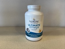 Nordic Naturals Ultimate Omega 1280mg Lemon 180 Softgels Fish Oil 10/26 