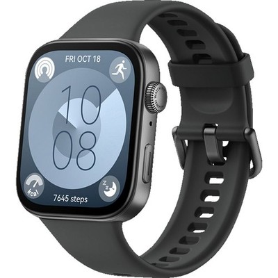 Huawei FIT 3 Smartwatches Schwarz (130-210 mm) Fluorelastomer-Armband