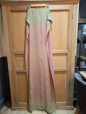 Pashmina Scarf Wrap Shawl Pink Green Paisly Pattern