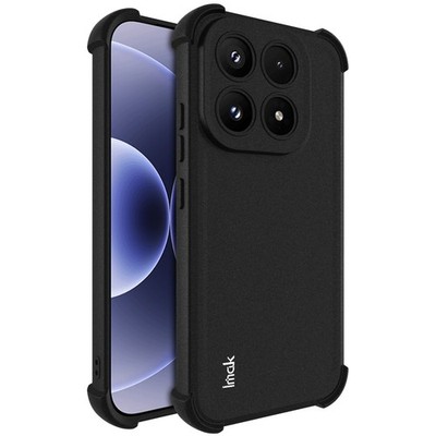 IMAK For Xiaomi 17 5G, Shockproof 4 Airbags Black Soft Rubber Back Case Cover