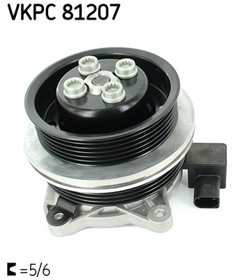 SKF VKPC 81207 water pump, engine cooling for Audi, Seat, Skoda, VW